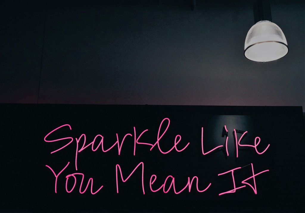 Neon Sparkle sign: Words or Actions? 3 Reasons Why "Well Done" is Better than "Well Said"