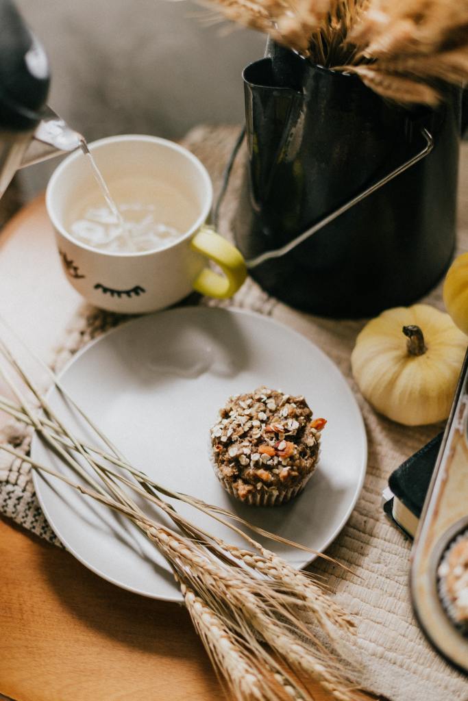Muffin with wheat on a fall table: How to Repay an Outrageous Act of Kindness - Feel Free to Start with These Muffins!